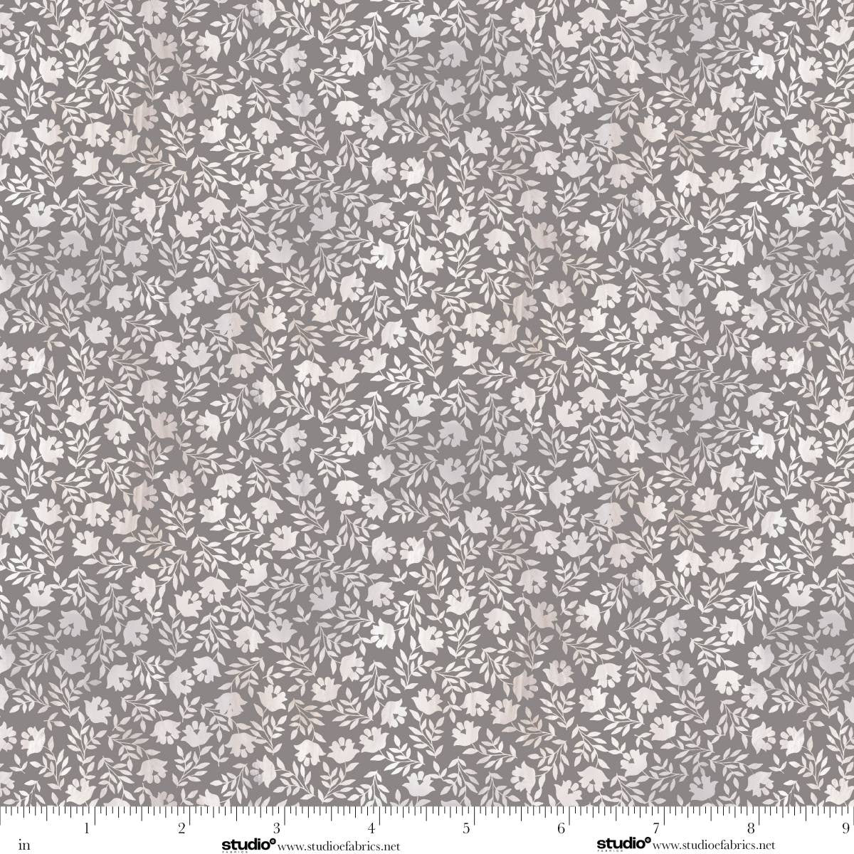 Kindly, Yours - Modern Calico in Mushroom - by Diane Kappa with Studio E Fabrics