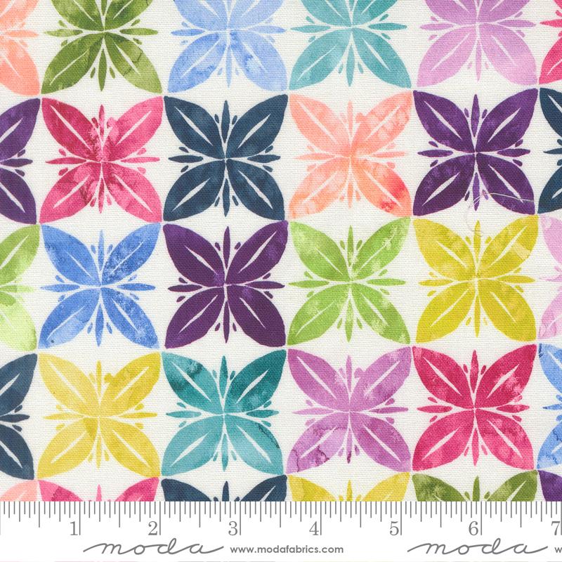 Soulstice - Canvas - Slow Stroll in Rainbow - by Create Joy Project with Moda Fabrics