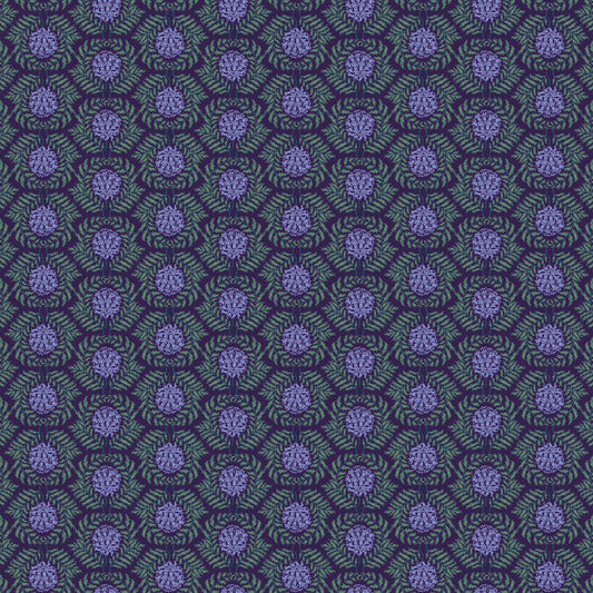 Wandering Eye - Mini Jacaranda in Cool - by Kathy Doughty with Figo Fabrics
