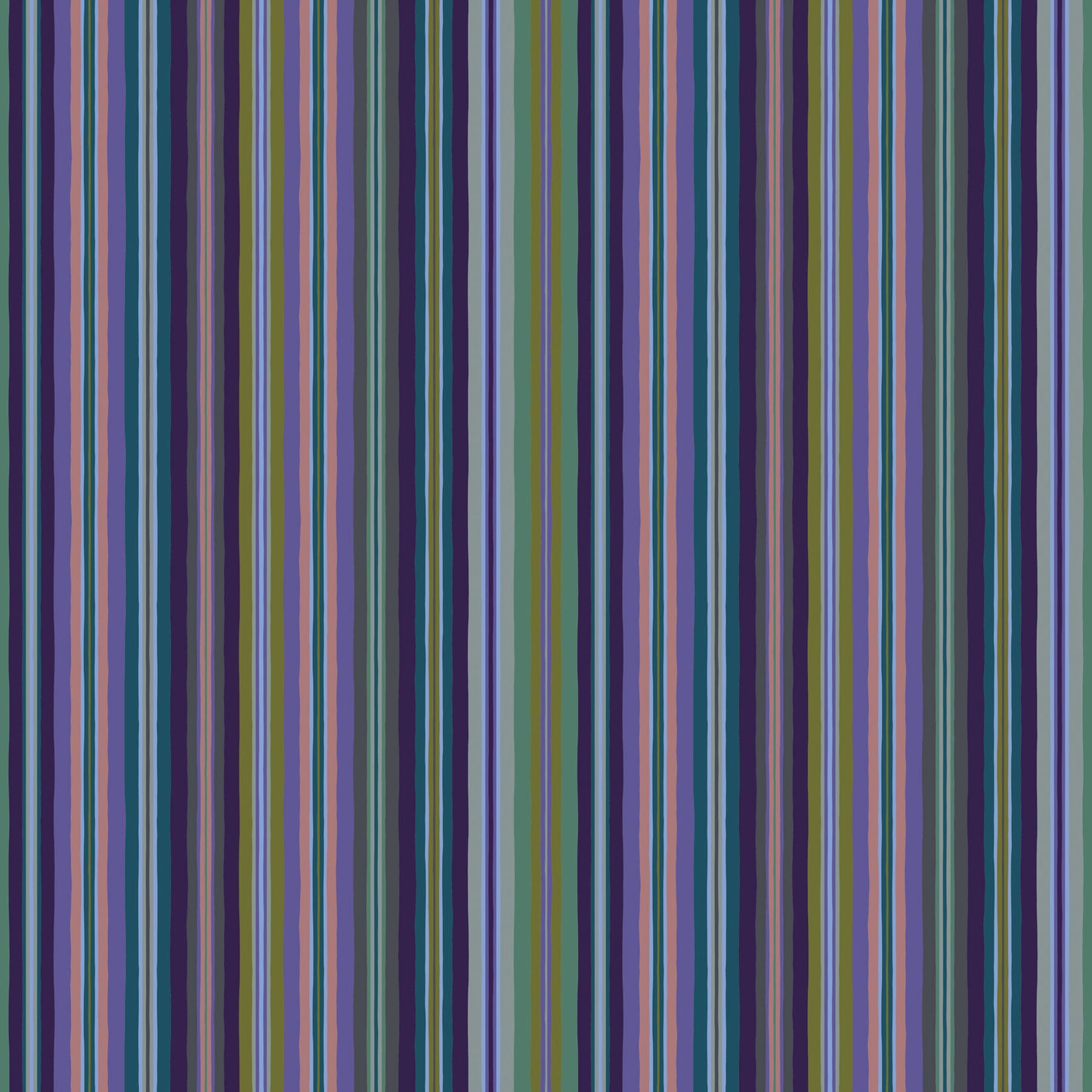 Wandering Eye - Stripe in Cool - by Kathy Doughty with Figo Fabrics
