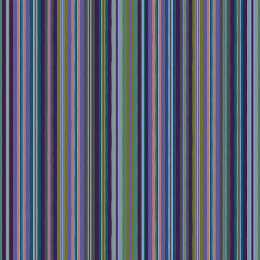 Wandering Eye - Stripe in Cool - by Kathy Doughty with Figo Fabrics