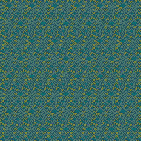 Wandering Eye - Palm Bark in Cool - by Kathy Doughty with Figo Fabrics