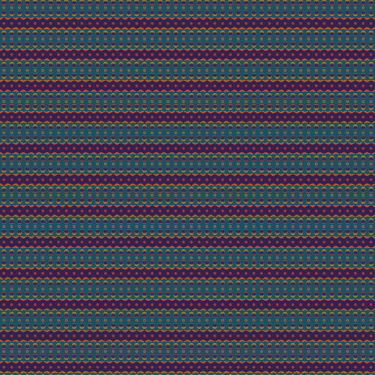 Wandering Eye - Gumnut in Cool - by Kathy Doughty with Figo Fabrics