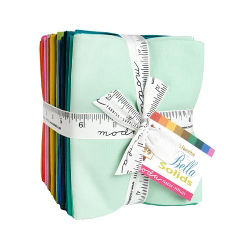 Elizabeth’s Favorites - Bella Solids Fat Quarter Bundle by Moda Fabrics