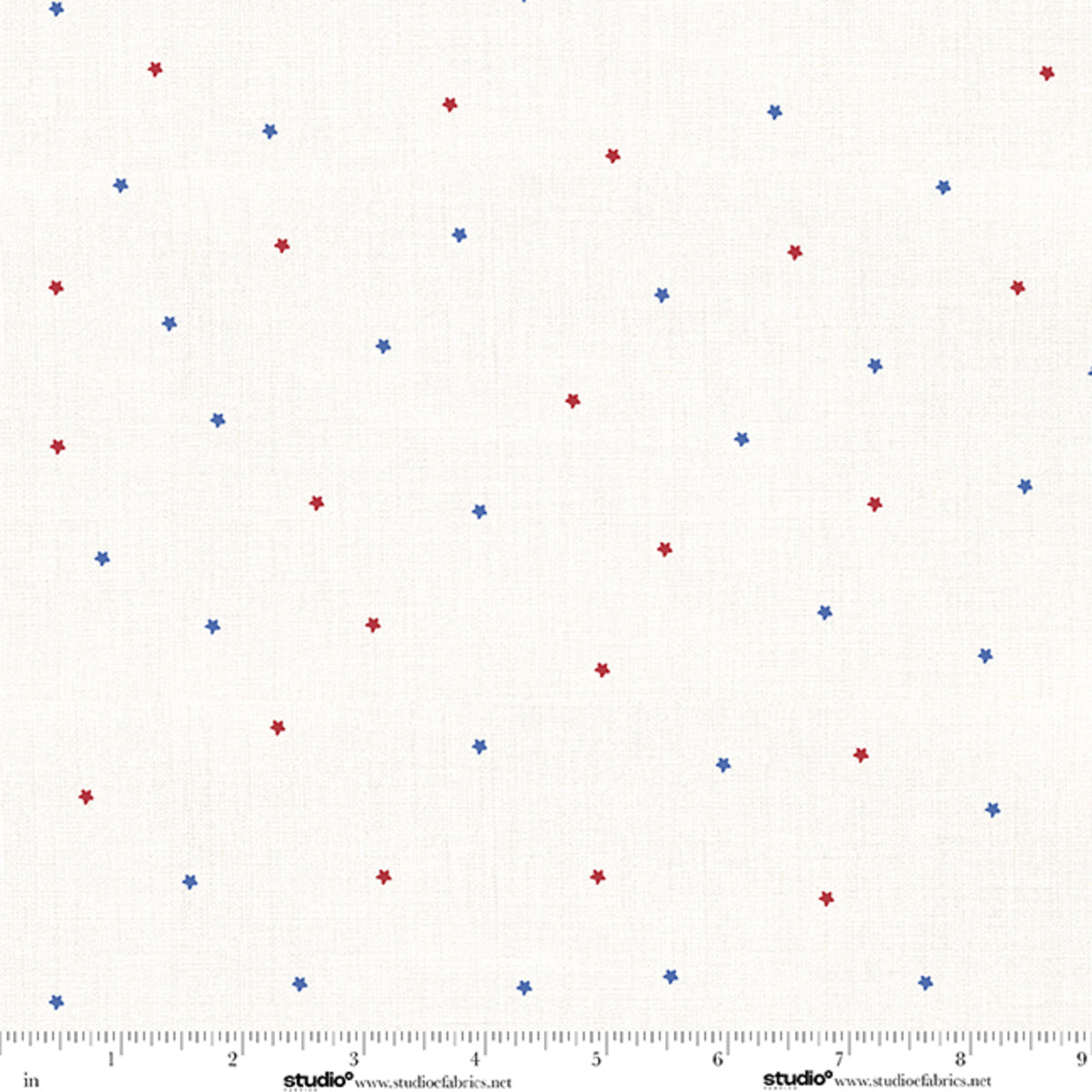 STARS & Stripes - Tiny Stars in Patriotic - by Funny Girl with Studio E Fabrics