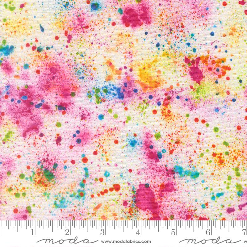 Gradients Gallery - Embraced Echoes in Rainbow - by Moda Fabrics