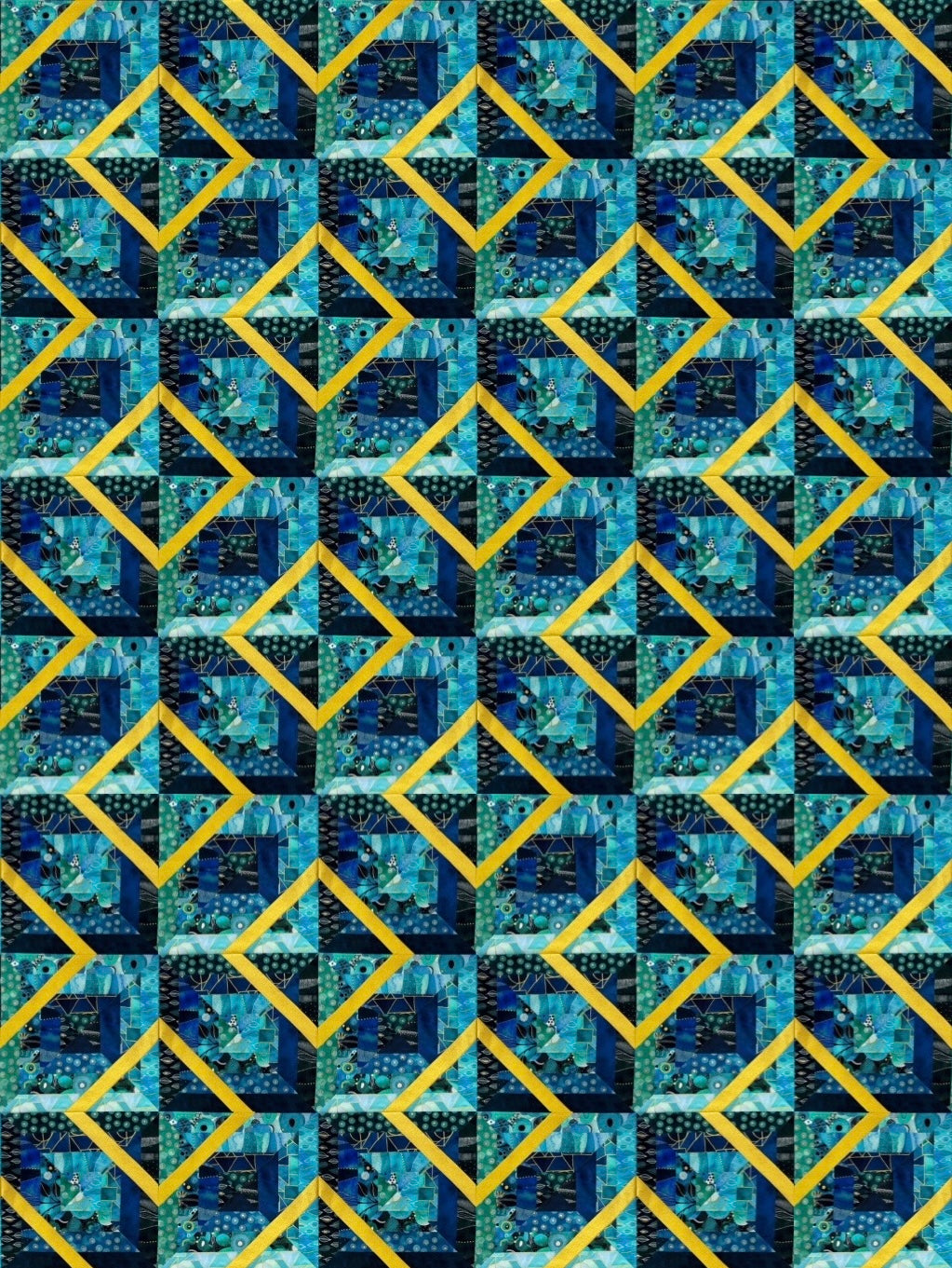 On Point 64" x 85" Quilt Pattern by Mx Domestic
