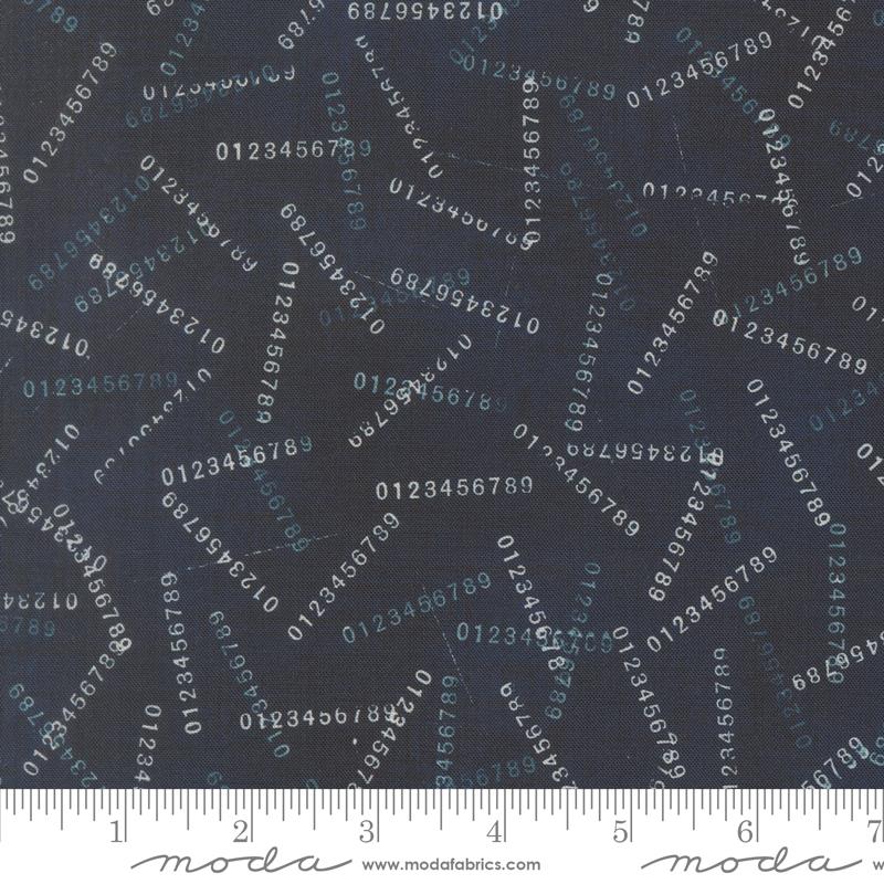 Data - Digits in Hawking - by Janet Clare with Moda Fabrics