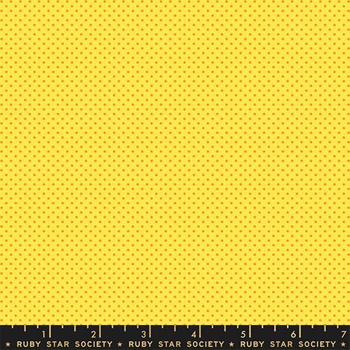 1-800 Calico - Mini Dots in Yellow - by Ruby Star Society with Moda Fabrics