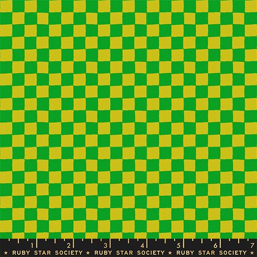 1-800 Calico - Block Print in Verdant - by Ruby Star Society with Moda Fabrics