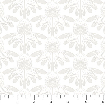 Indelible: Soft - Coneflower in Oat - by Anna Maria Textiles