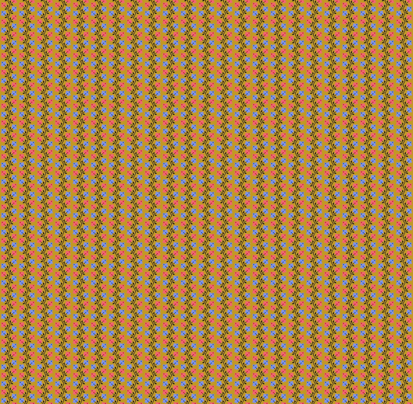 Heiress - Offshoot in Butterscotch - by Anna Maria Textiles with Northcott Fabrics