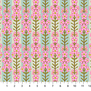 Iconic Fabric - Forgetmenot in Romance - by Anna Maria Textiles