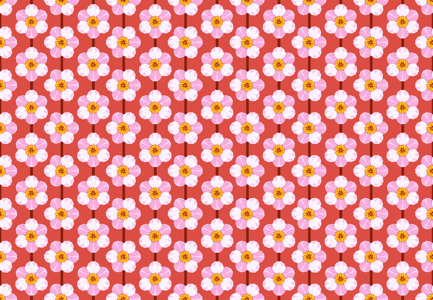 Iconic Fabric - Daffodil in Desert - by Anna Maria Textiles
