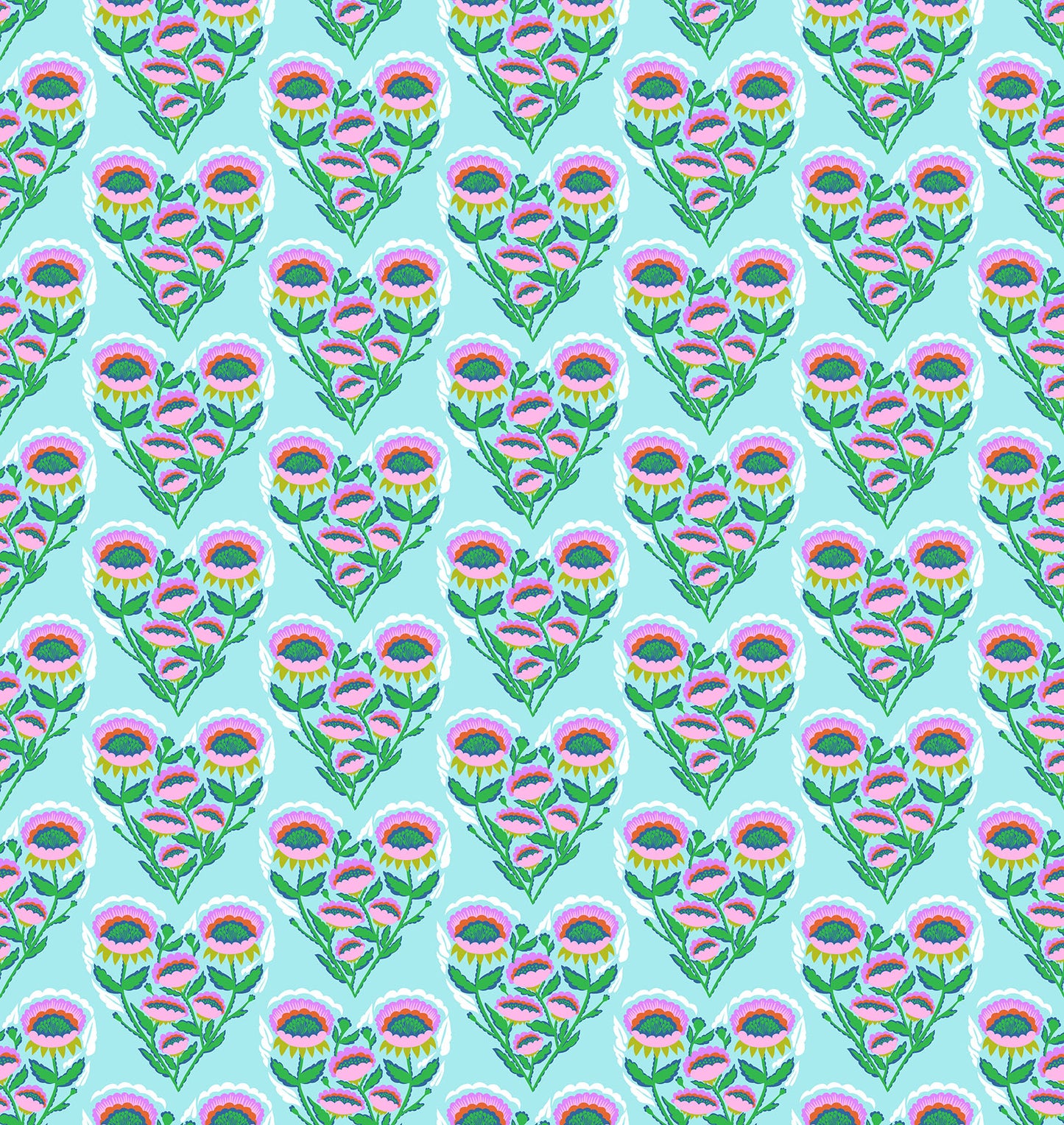 Allegory - Pitterpat in Sky - by Anna Maria Textiles with Northcott Fabrics