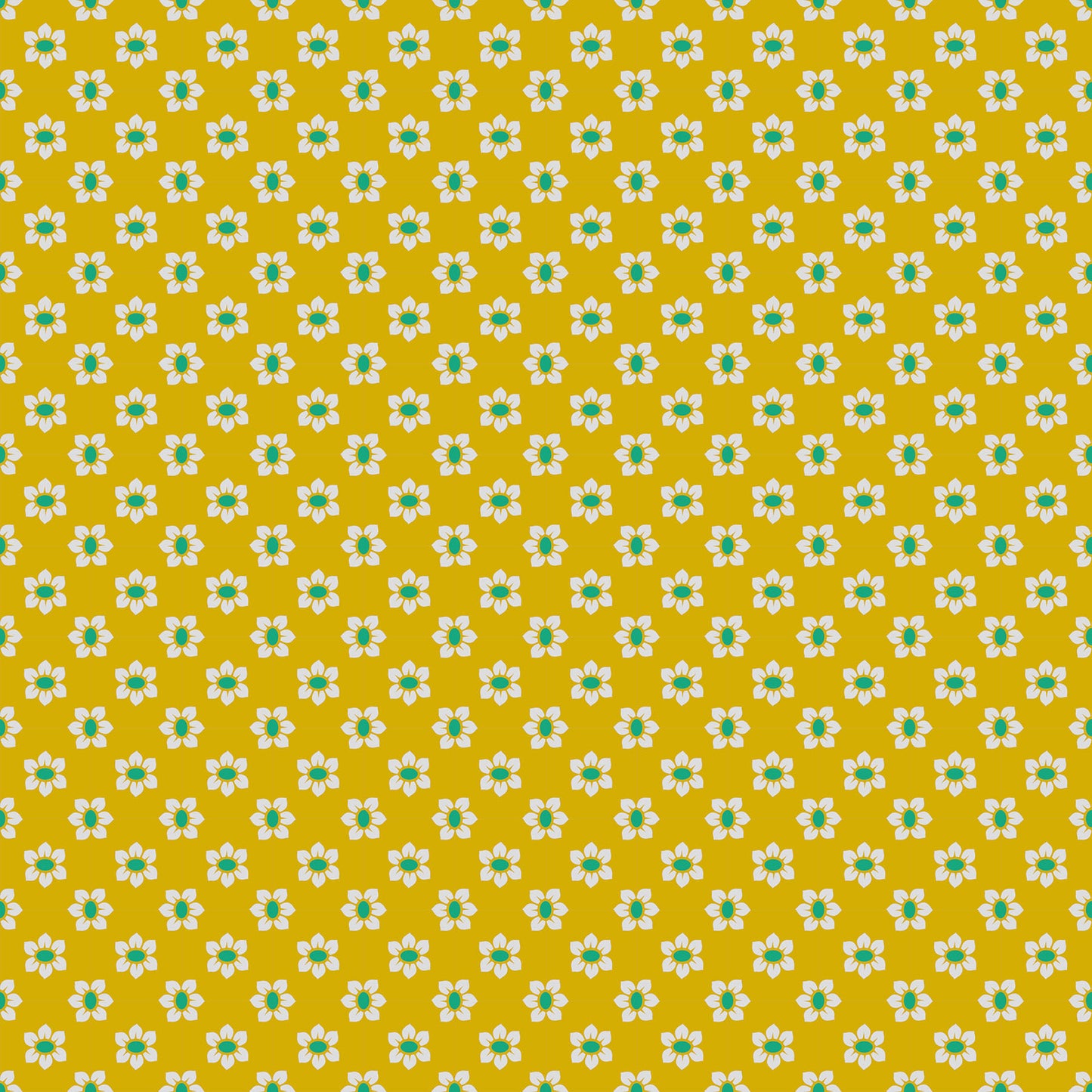 Allegory - Stamped in Golden - by Anna Maria Textiles with Northcott Fabrics