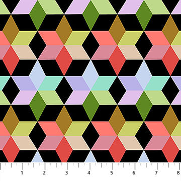 Cozy Christmas - Starlight in Attic - by Anna Maria Textiles with Northcott Fabrics