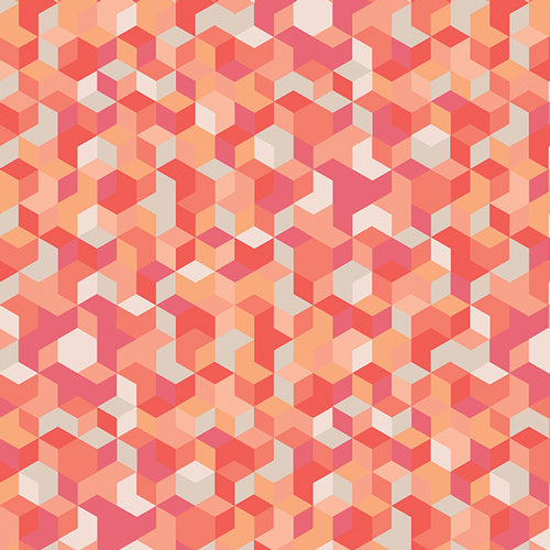 Aura Fabrics - Mau Loa Coral by Mx Domestic (FKA Mister Domestic)