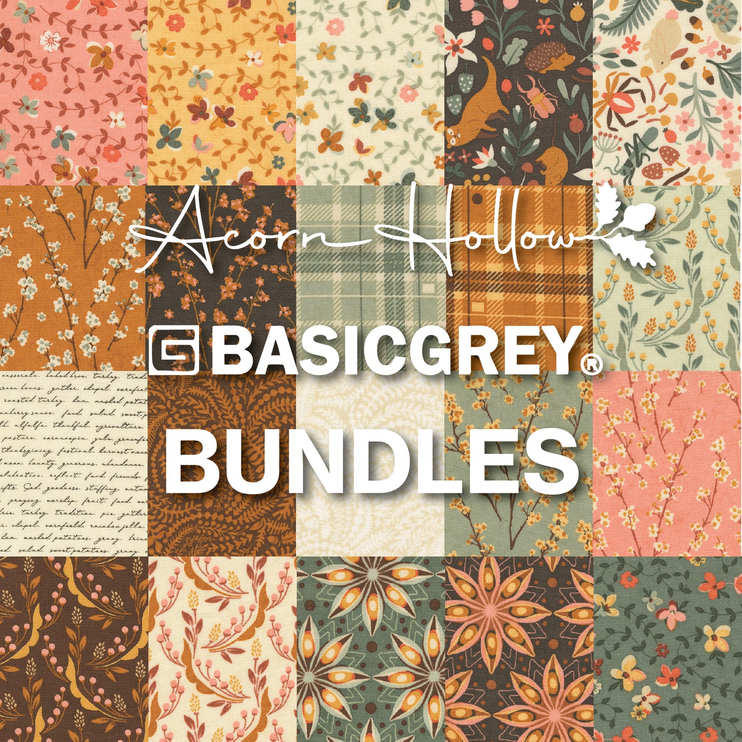 Acorn Hollow Bundles by BasicGrey for Moda Fabrics