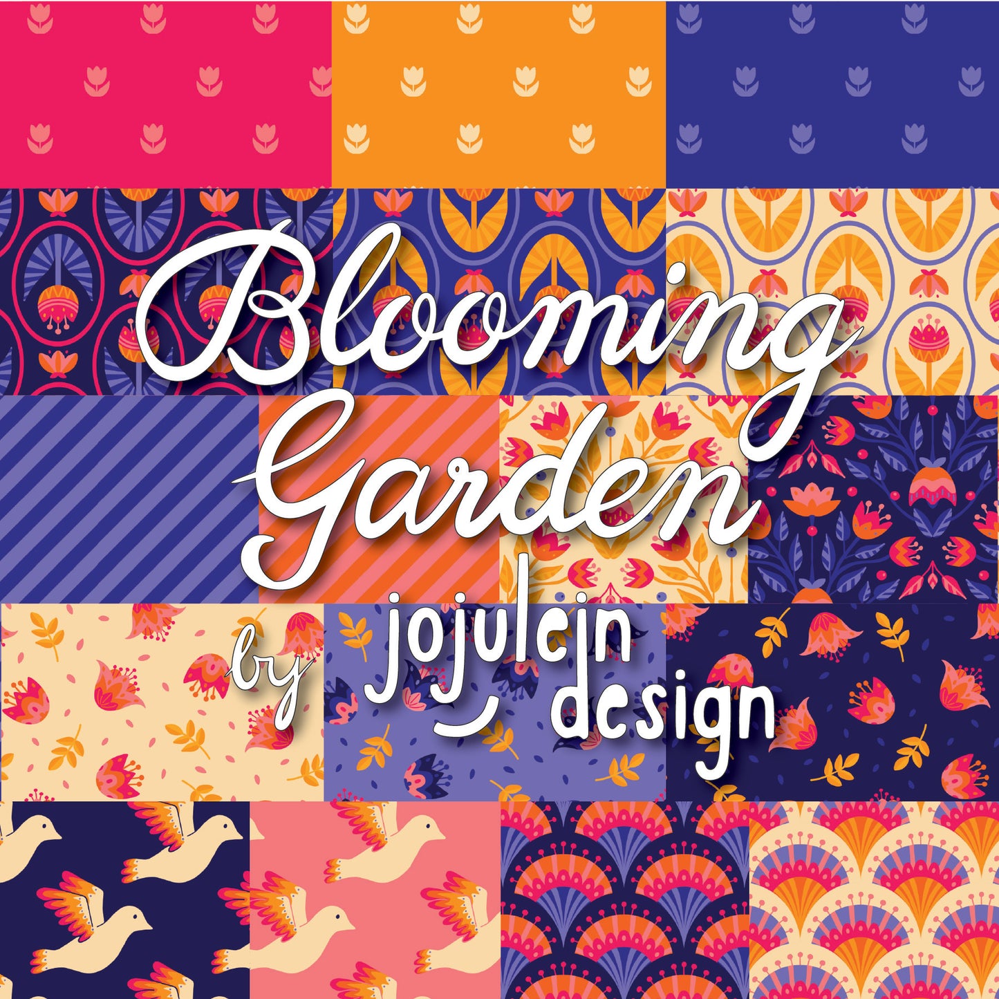 Hugs & Kisses Quilt Kit - Blooming Garden Edition