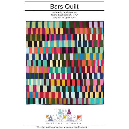 Bars Quilt Pattern by Tara Faughnan – A Modern Take on Classic Stripes