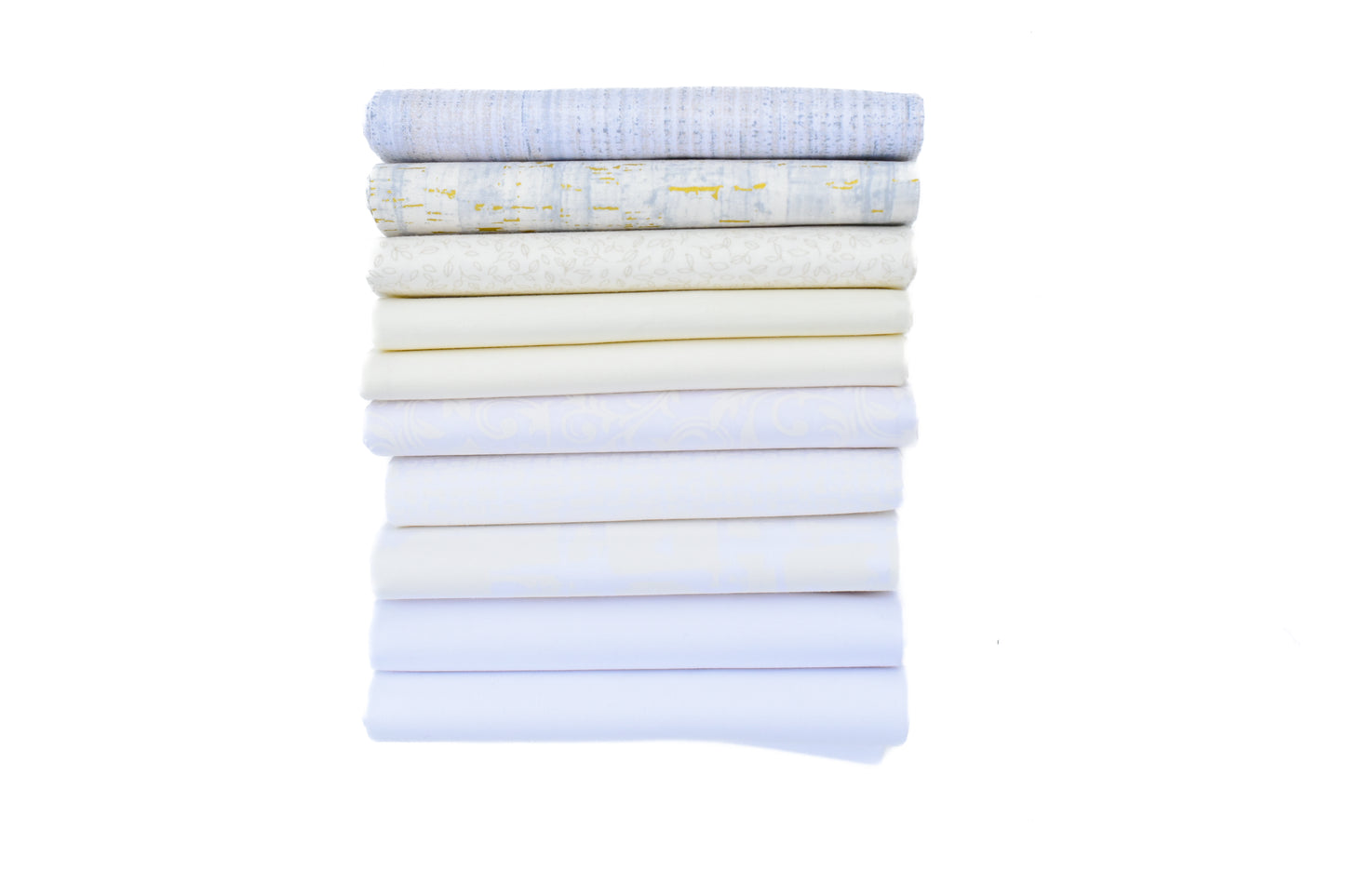 Color Me - 10 Fat Quarter Bundle (Basic White) Cotton from Windham Fabrics