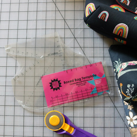 Boxed Bag Template by Carolina Moore