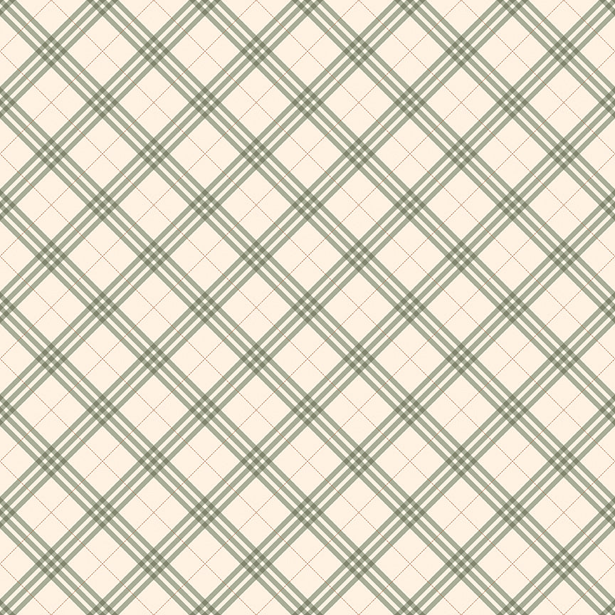 Coffee Time - Plaid Cream - by RBD Designers with Riley Blake Designs