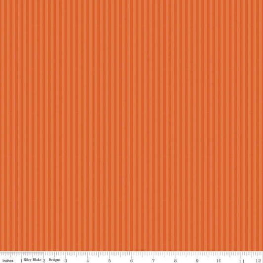 Stripes Fabric - 1/8" Tonal Stripe Autumn - by Riley Blake Designs