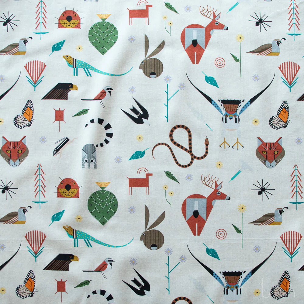 Canyon Country - Fat Quarter Bundle - by Charley Harper with Birch Organic Fabrics