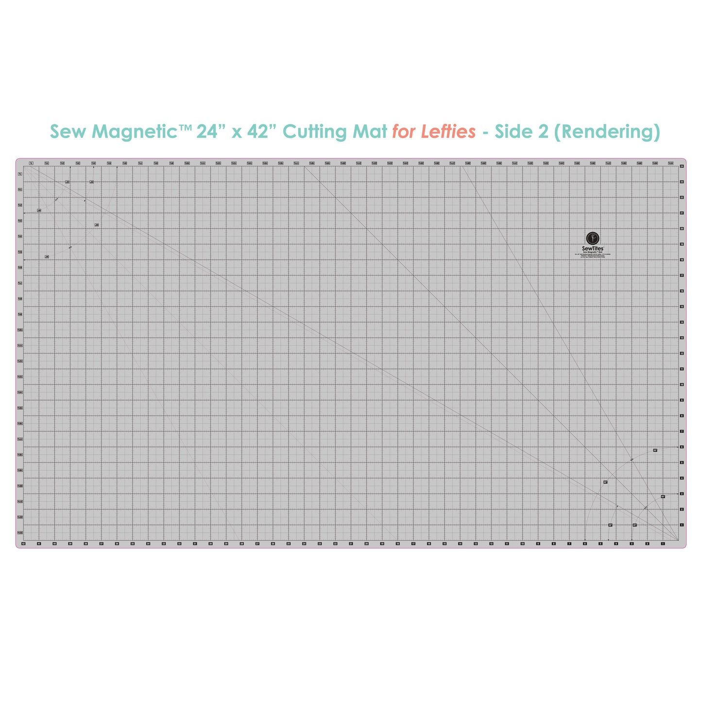 Sew Magnetic 24" x 42" Self-Healing Cutting Mat
