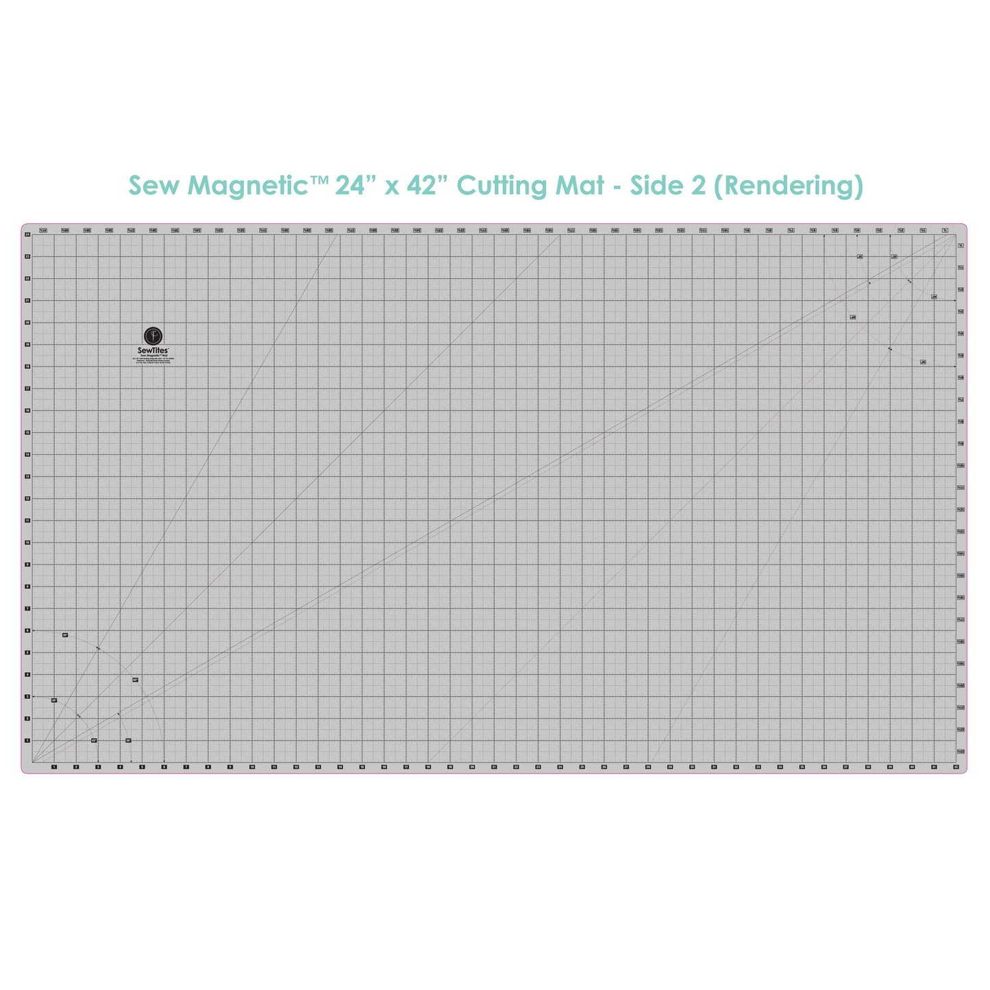 Sew Magnetic 24" x 42" Self-Healing Cutting Mat
