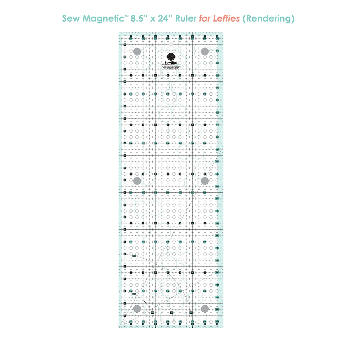 Sew Magnetic 8.5" x 24" Ruler