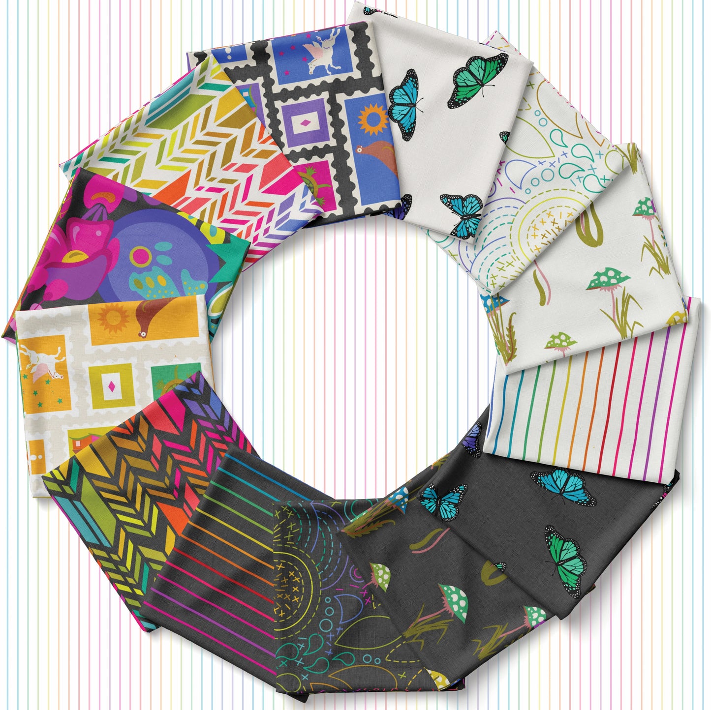 Color Wheel Bundles by Alison Glass with Andover Fabrics