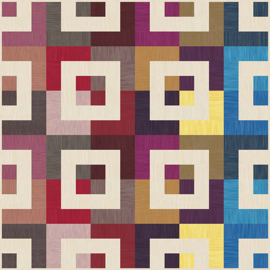Dialogue Cabin Quilt Kit – Featuring Space Dye by Figo