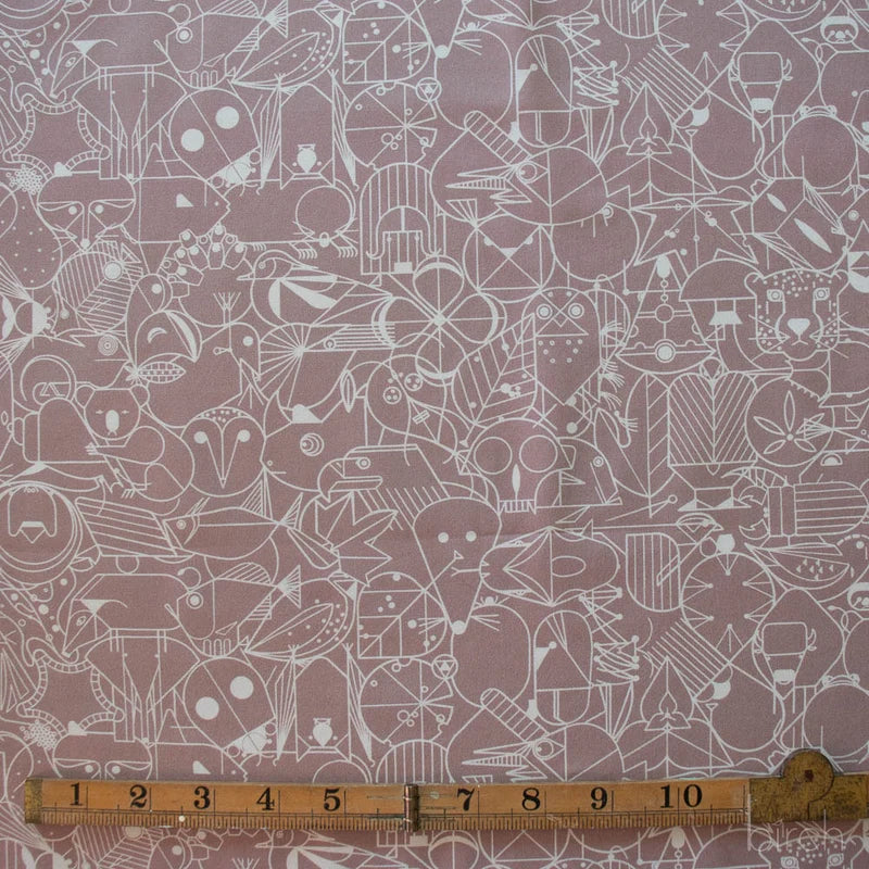 End Papers Vol. 2 - End Papers in Pebble - by Charley Harper for Birch Fabrics