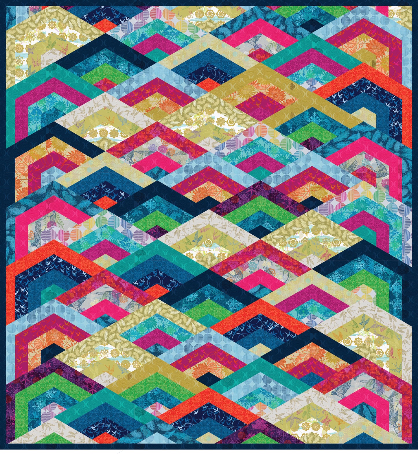 High Street Hills Quilt Kit – Featuring Grace & Findings by Valori Wells