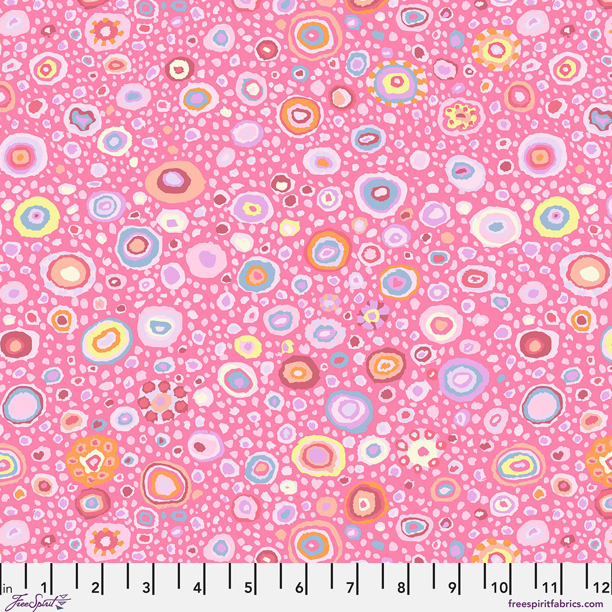 Ode to Roman Glass - Pink - by Kaffe Fassett with FreeSpirit Fabrics - Pink GP01.PINK quilt fabric