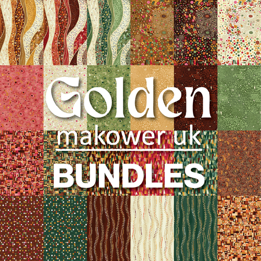Golden Bundles by Makower UK with Andover Fabrics