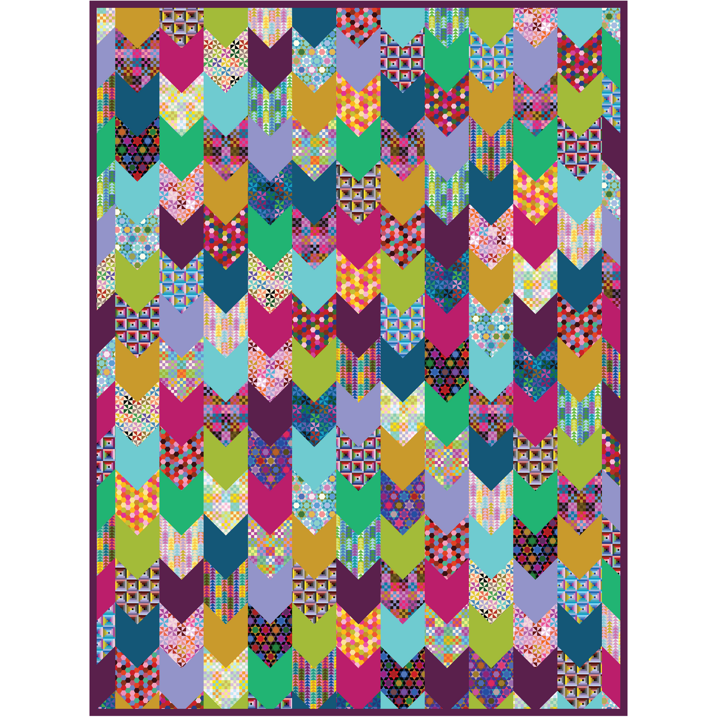 Greta Quilt Kit – Featuring Piecework by Anna Maria Textiles