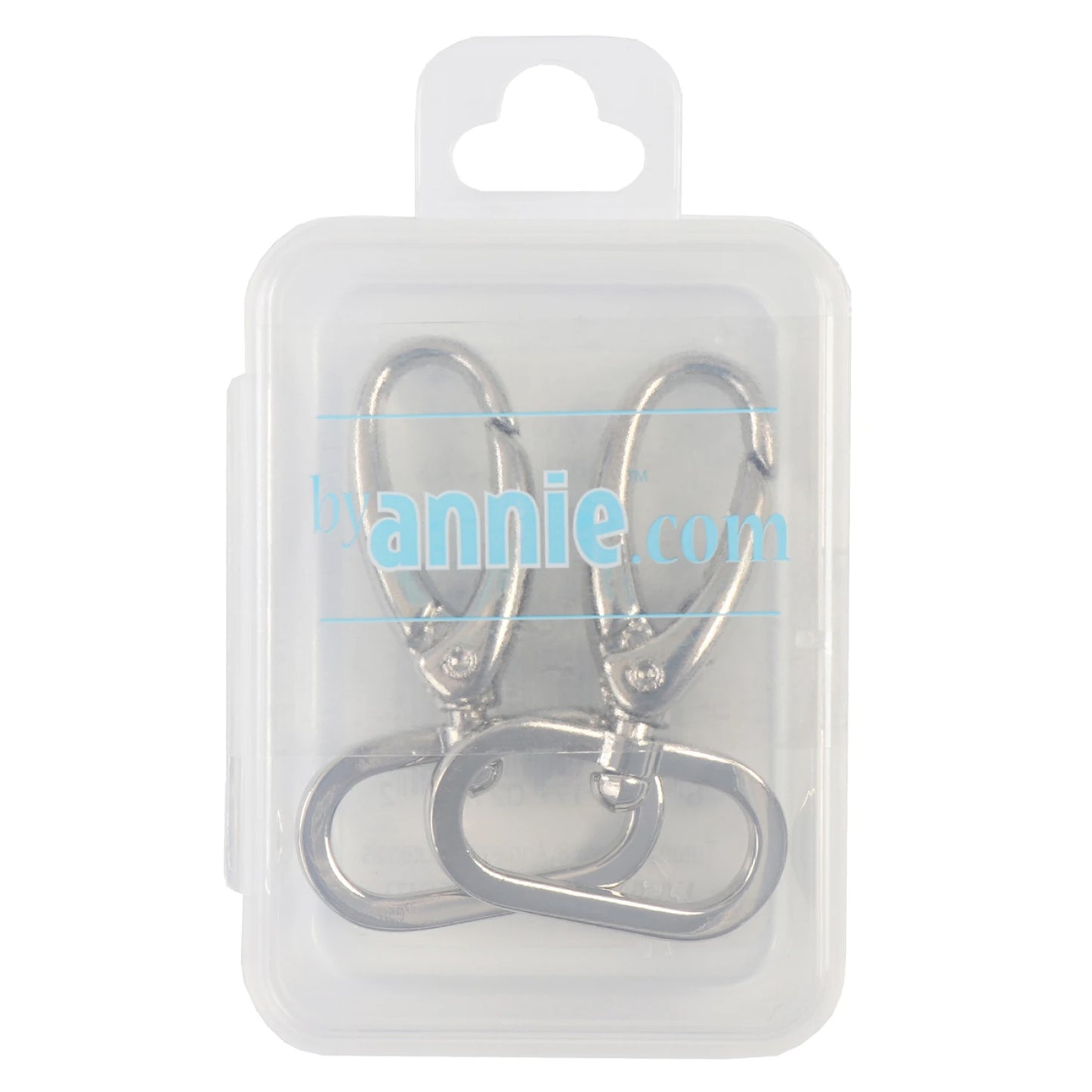 Swivel Hook 1 in - Nickel - Set of 2