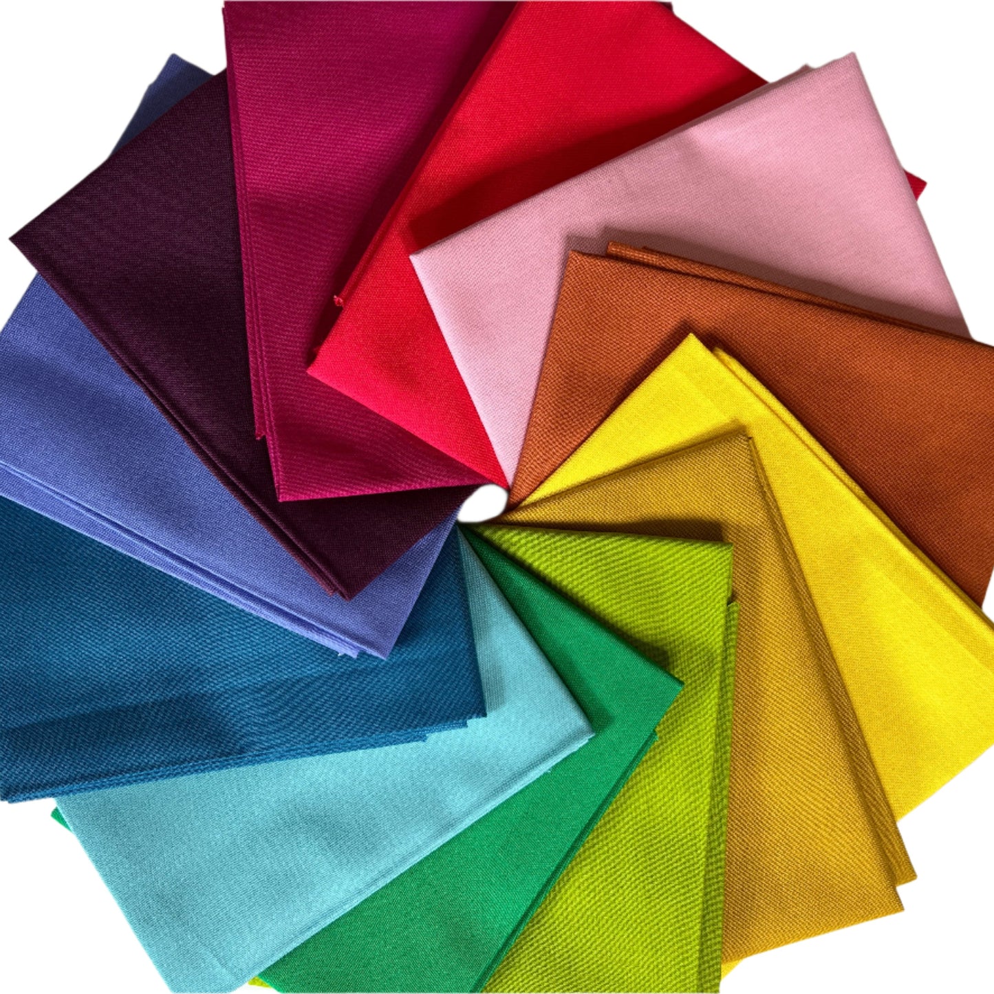 Happy Place Solids – Curated by Anna Maria (Fat Quarter Bundle of 12) featuring Northcott Colorworks Solids