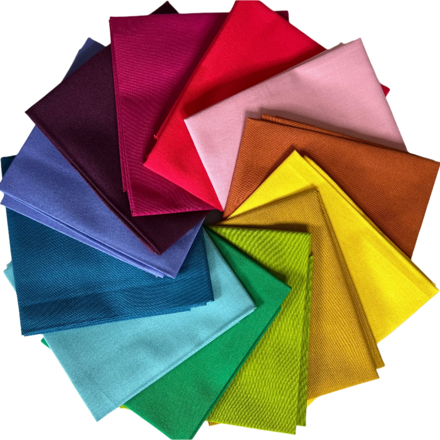 Happy Place Solids – Curated by Anna Maria (Fat Quarter Bundle of 12) featuring Northcott Colorworks Solids