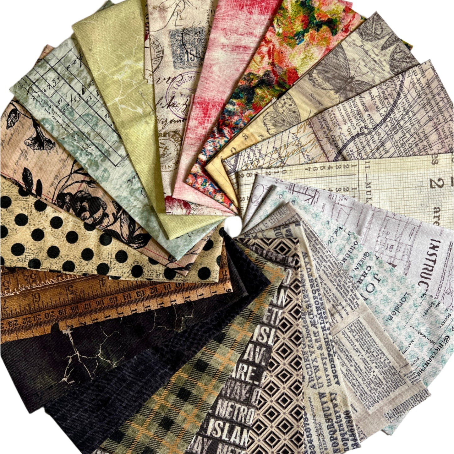 Foundations Bundles by Tim Holtz with Free Spirit Fabrics