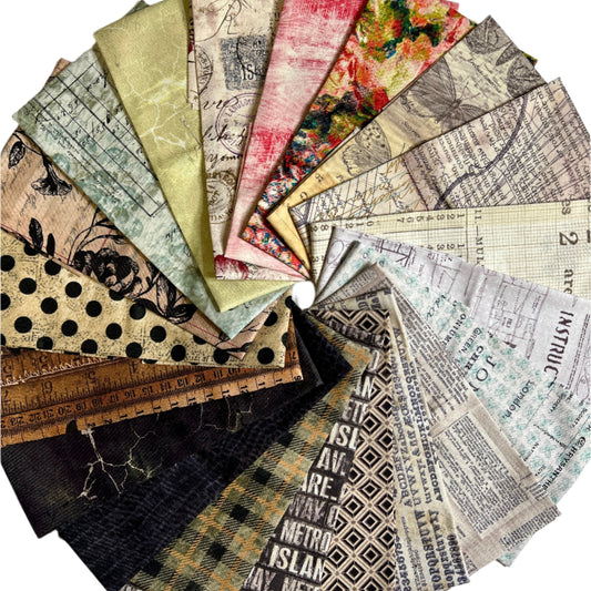 Foundations Bundles by Tim Holtz with Free Spirit Fabrics