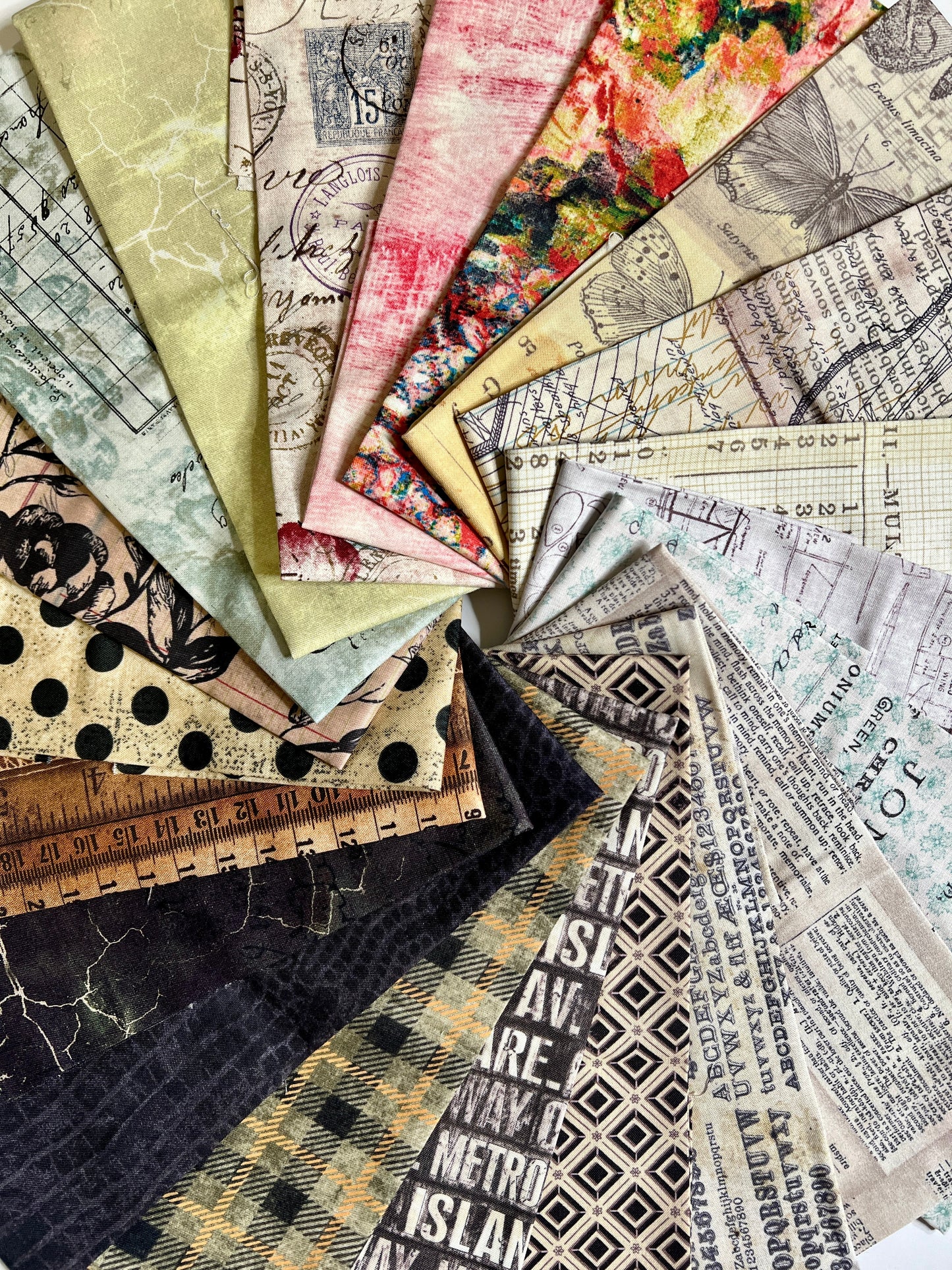Foundations Bundles by Tim Holtz with Free Spirit Fabrics