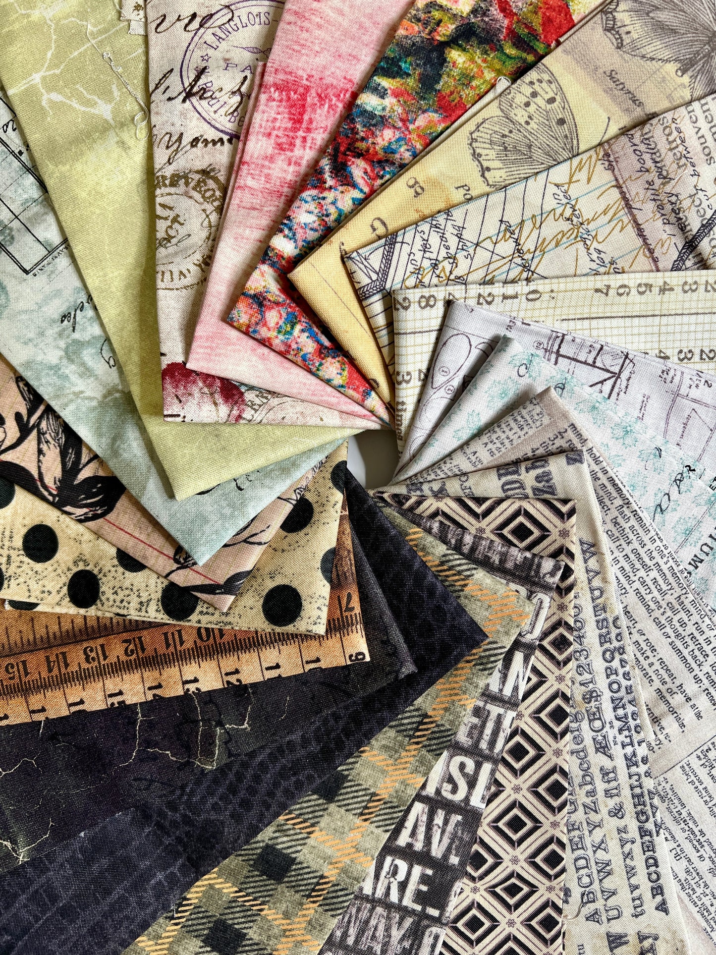 Foundations Bundles by Tim Holtz with Free Spirit Fabrics