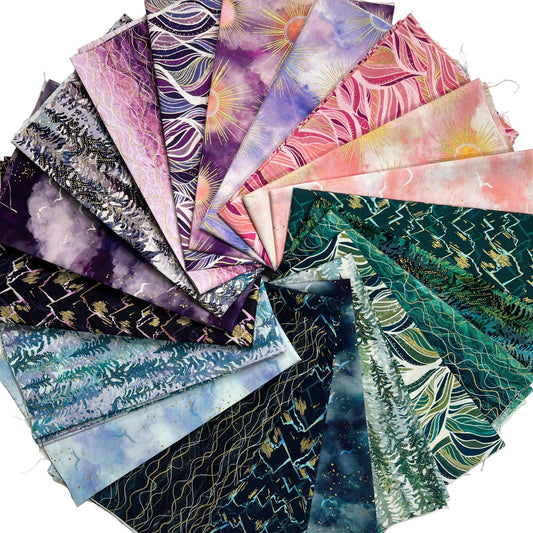 Hill Shine Bundles by Rose Halsey with Robert Kaufman Fabrics