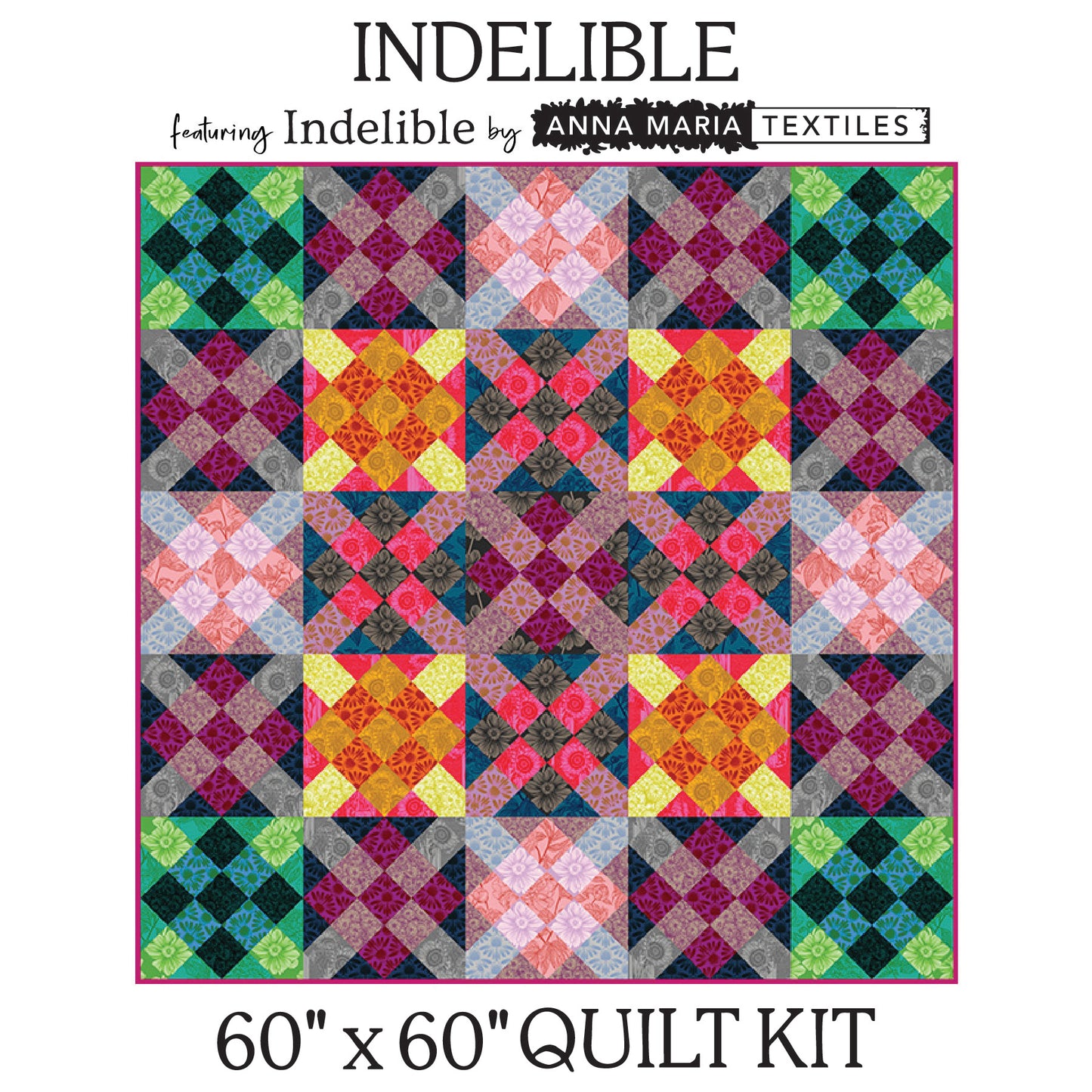 Indelible Quilt Kit – Featuring Indelible by Anna Maria Textiles