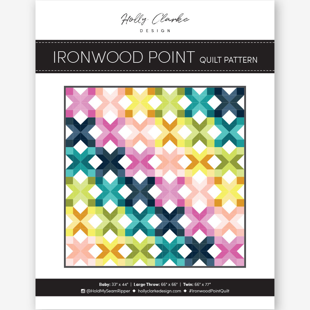 Ironwood Point Quilt Pattern by Holly Clarke Design